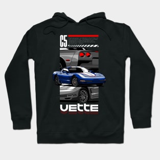 Blue Corvette C5 Hoodie